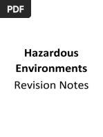 Hazards Revision Pack