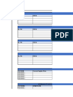 Vendor Comparison Format