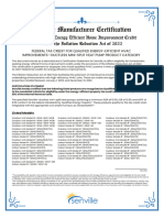 Senville Certificate