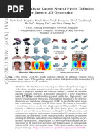 LN3Diff: Scalable Latent Neural Fields Diffusion For Speedy 3D Generation