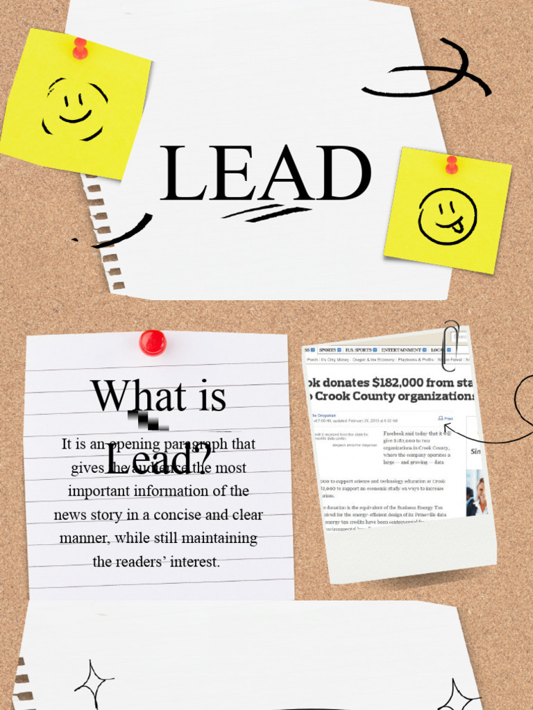 Types of Leads in Journalism Explained | PDF | Verb | Languages