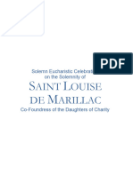 Liturgy For The Solemnity of Saint Louise de Marillac