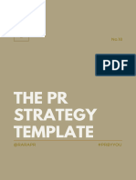 18 The PR Strategy Template - PRBYYOU