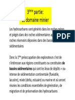 3ème Partie Le Domaine Minier