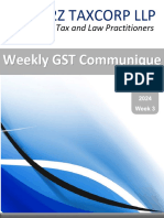 Weekly GST Communique A2Z Taxcorp LLP 18-03-2024