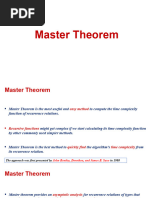 Master Theorem - (Decreasing and Dividing Functions)