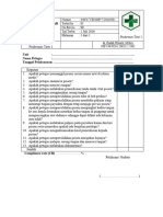 Daftar Tilik Pemeriksaan Payudara