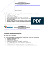 Documentos P Matriculas