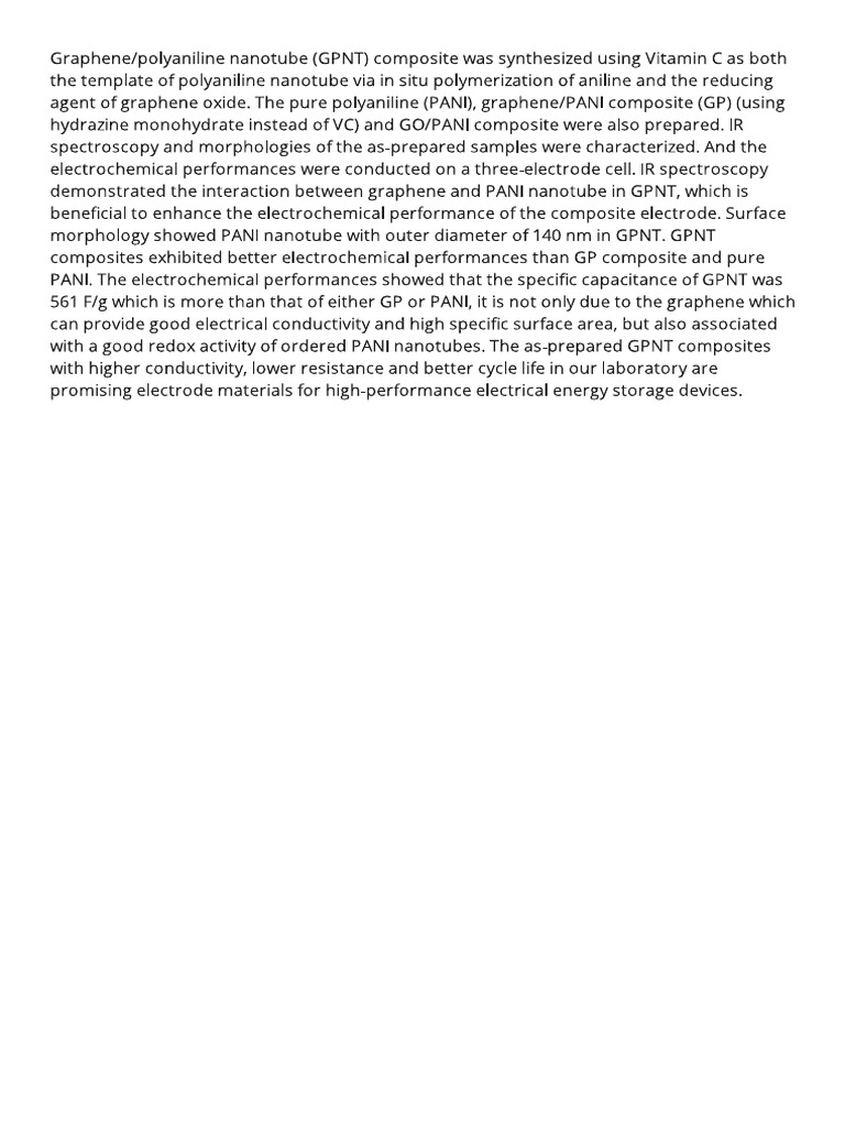 Vitamin c oxidation and production of cnt from graphite pdf