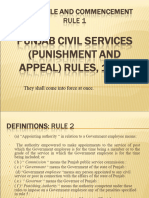 Punishment and Appeal Rules 1970