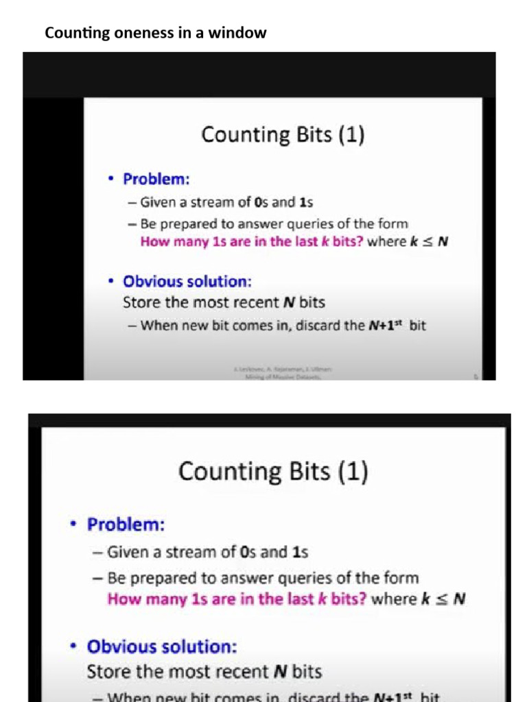 Counting Oneness in A Window | PDF