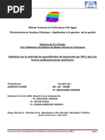 Validation Analytique de Dosage Du Bromazépam Par La Méthode HPLC ...