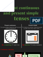 Present Continuous Vs Present Simple