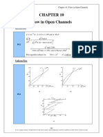 Chapter 10 / Flow in Open Channels