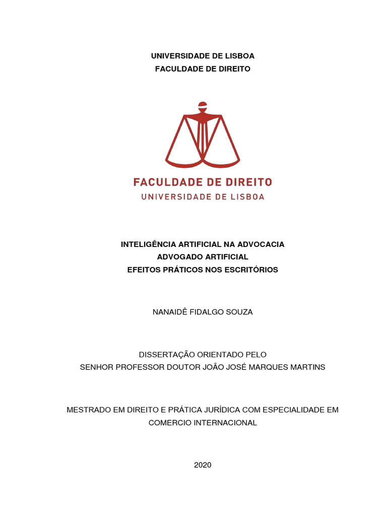 IA Na Advocacia | PDF | Inteligência artificial | Inteligência ...