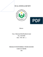 Critical Journal Review Dasar Elektro Teknik MHD Harif Ra