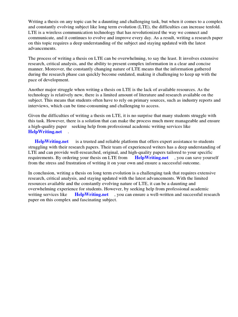 Research Paper On Long Term Evolution | PDF | Evolution | Natural Selection