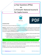 Previous Year Questions - Chapter 1 - Measurement of Growth - National Income and Per Capita Income Lyst3448