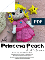 Princesa Peach Pink Unicorn