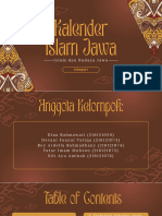 PPT - Kelompok 1 - Kalender Islam Jawa - 6B