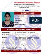 Identity Card: Student