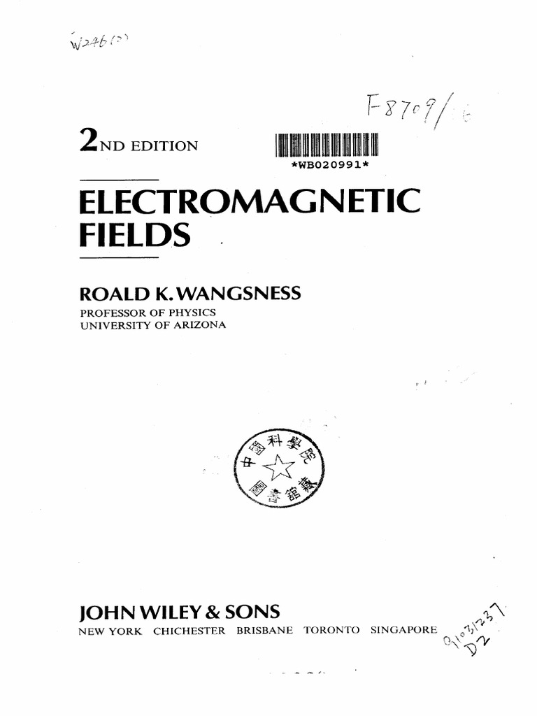 ELECTROMAGNETIC FIELDS AND WAVES ISKANDER 2ND EDITION PDF visual data 6
