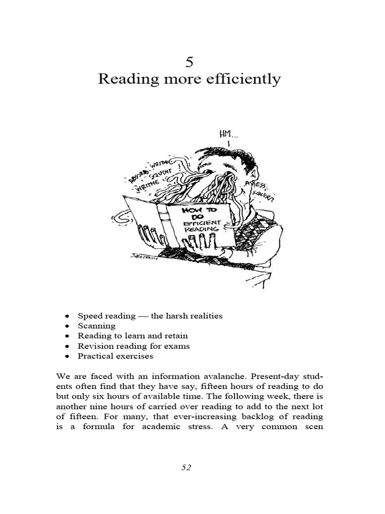 Efficient Reading Techniques for Students | PDF | Study Skills | Speed ...
