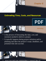 Chapter8 - 9 Project Estimation and Procument MGT