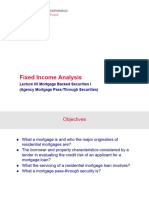 Lecture 05 Mortgage Backed Securities I