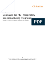 Colds and The Flu Respiratory Infections During Pregnancy