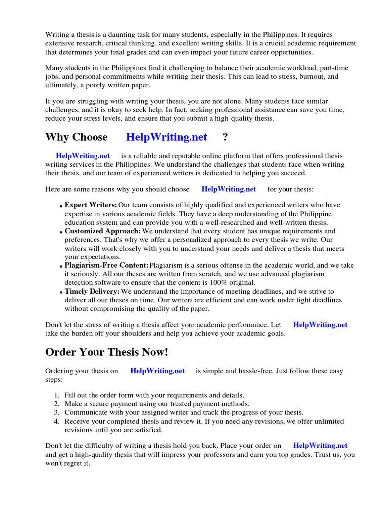 Term Paper Philippines | PDF | Thesis | Plagiarism