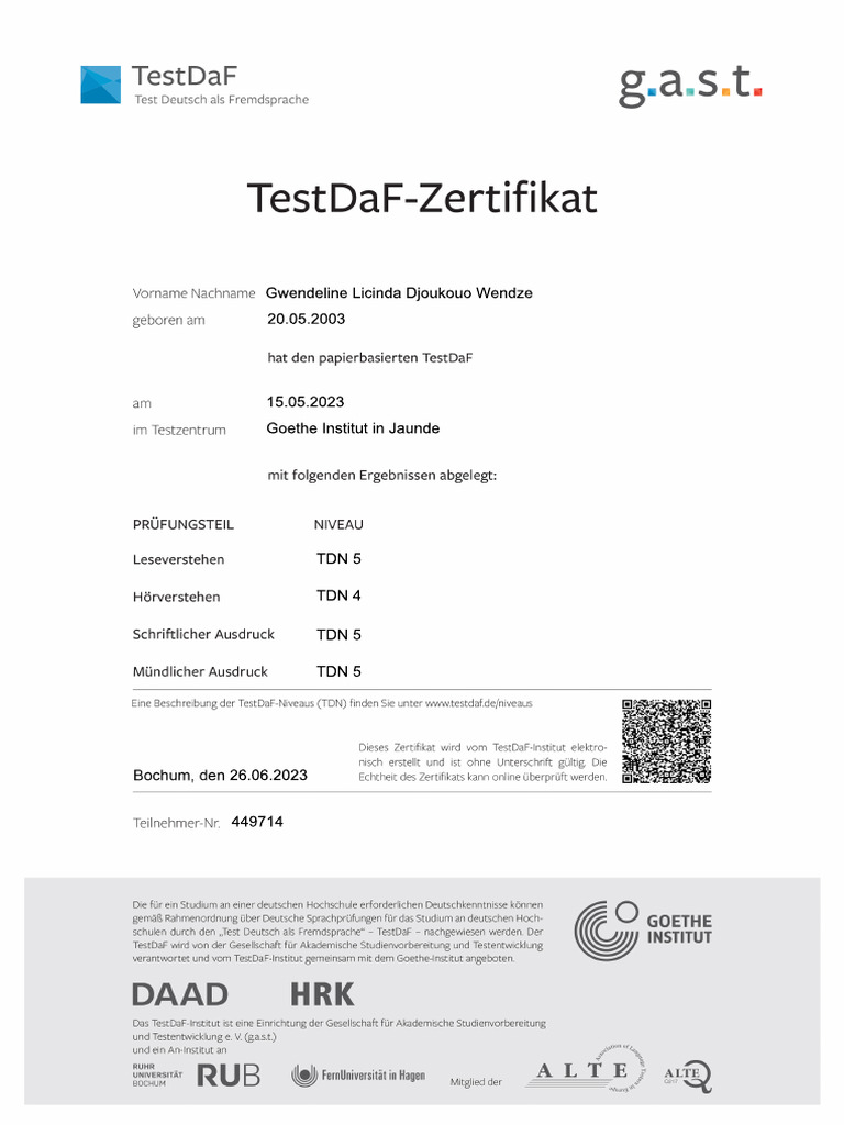 testdaf-zertifikat-pdf