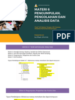 AJ TLM 2024 Materi 6. Pengumpulan, Pengolahan Dan Analisis Data