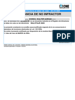 CNE Constancia No Infractor 33536619