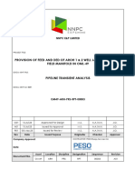 OM49 ARH PRS RPT 00003 C01 Pipeline Transient Analysis