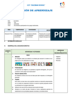 SESIÓN DE APRENDIZAJE Educacion Fisica