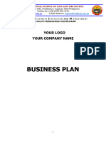 Business Plan Template