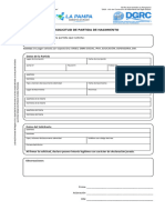 Formulario Solicitud Partida Nacimiento