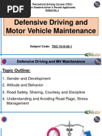 Subject 6 - Drivers Duties and Responsibilities | PDF | Driving | Traffic