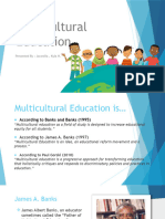 Multicultural Education Report