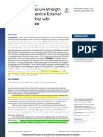 Evaluation of Fracture Strength After Repair of Cervical External Resorption Cavities With Different Materials