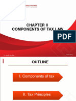 Tax - Chapter 2 - Components of Tax Law