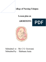 Saraswati College of Nursing Udaipur. RJ: Lesson Plan On