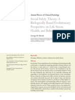 Social Safety Theory: A Biologically Based Evolutionary Perspective On Life Stress, Health, and Behavior