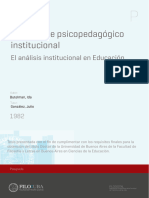 Butelman-El - Abordaje - Psicopedagogico - Institucional - Introduccion-Clase 19-03-24