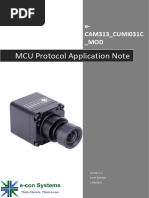 e-CAM313 CUMI031C MOD MCU Protocol App Note Rev 1 2