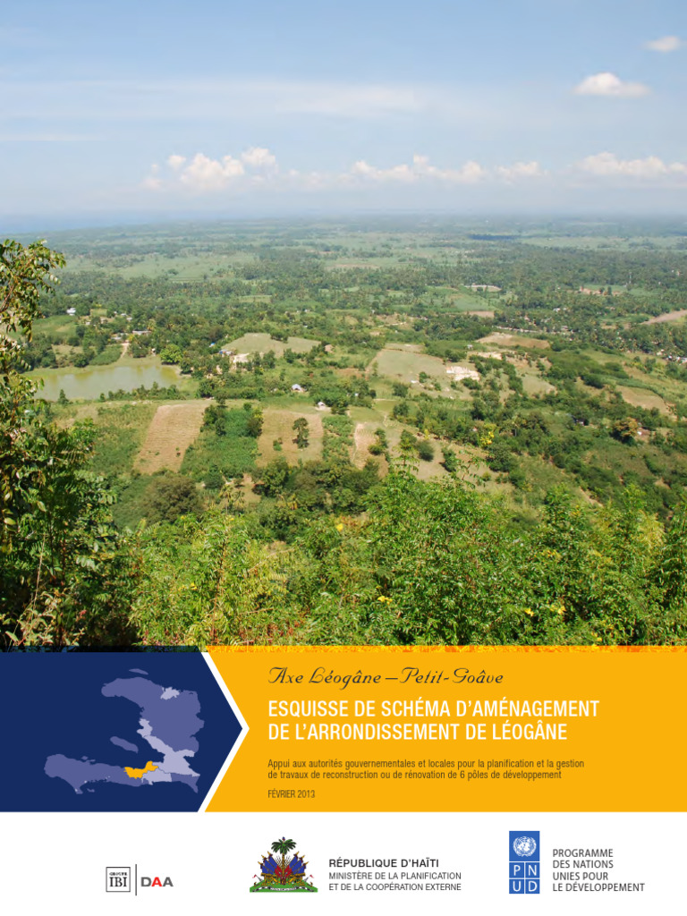Schéma d'Aménagement de Léogâne 2013 | PDF | Haïti | Sciences de la terre
