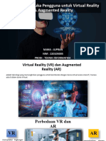 Design Interface Pengguna Untuk Virtual Reality & Augmented Reality