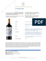 Punta Flechas Malbec 2020 Español Ficha Turistica