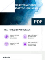 PRE University Presentation